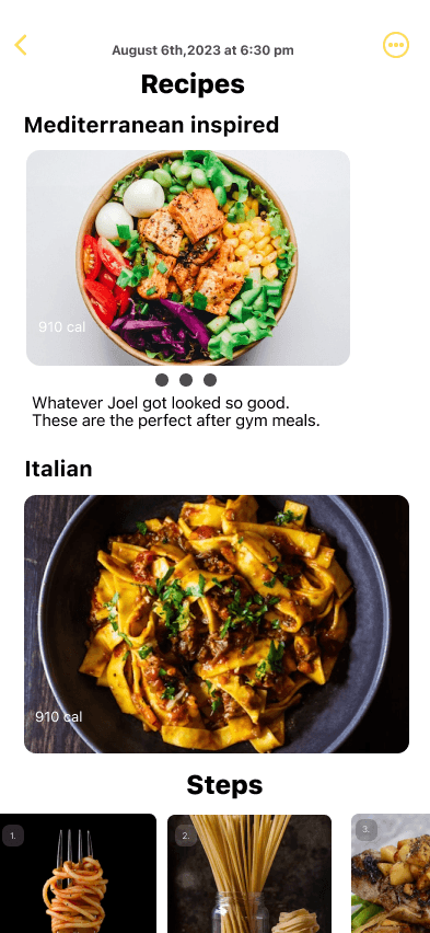 iPhone - Recipes Light